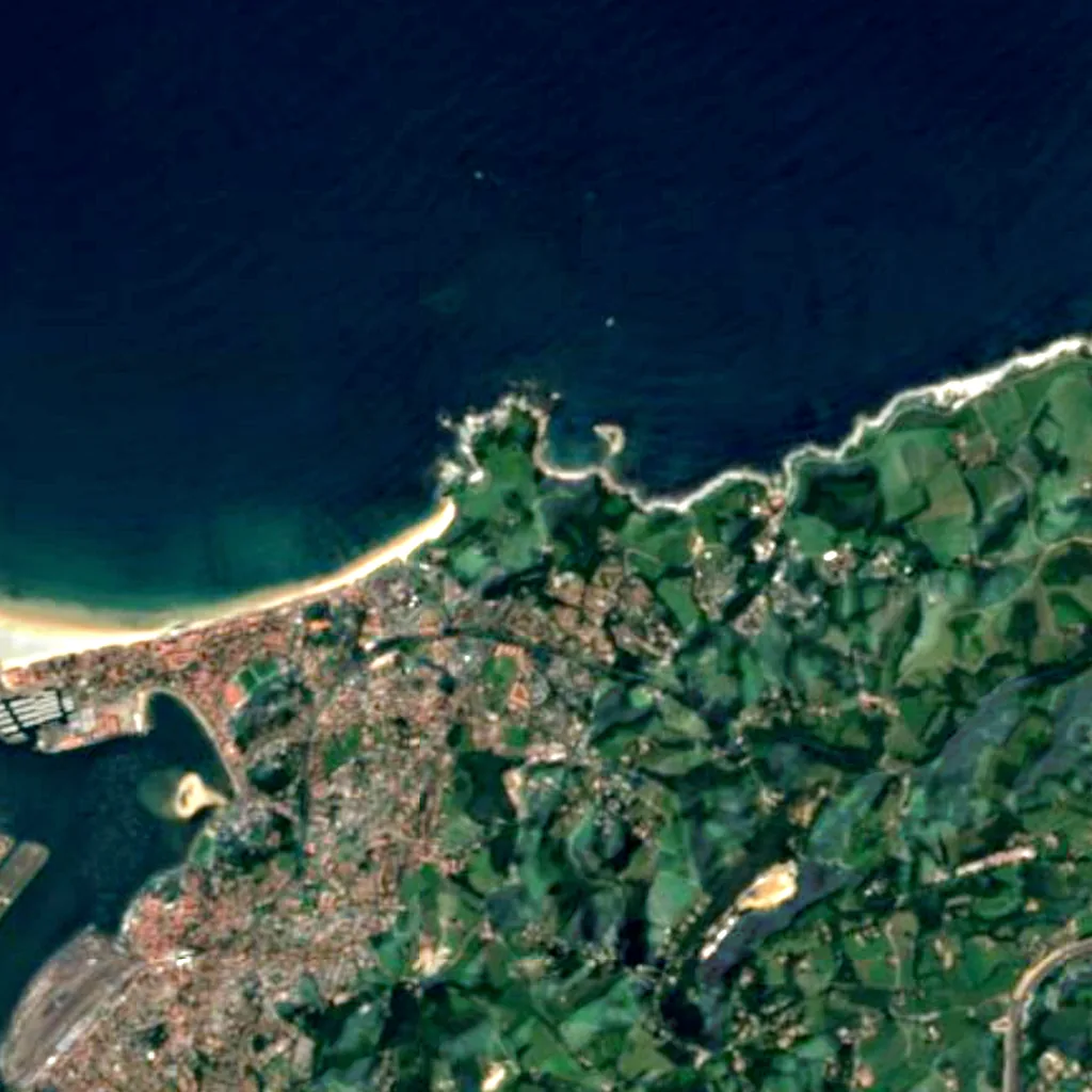 Abbadia Castle seen from above (Sentinel-2)
