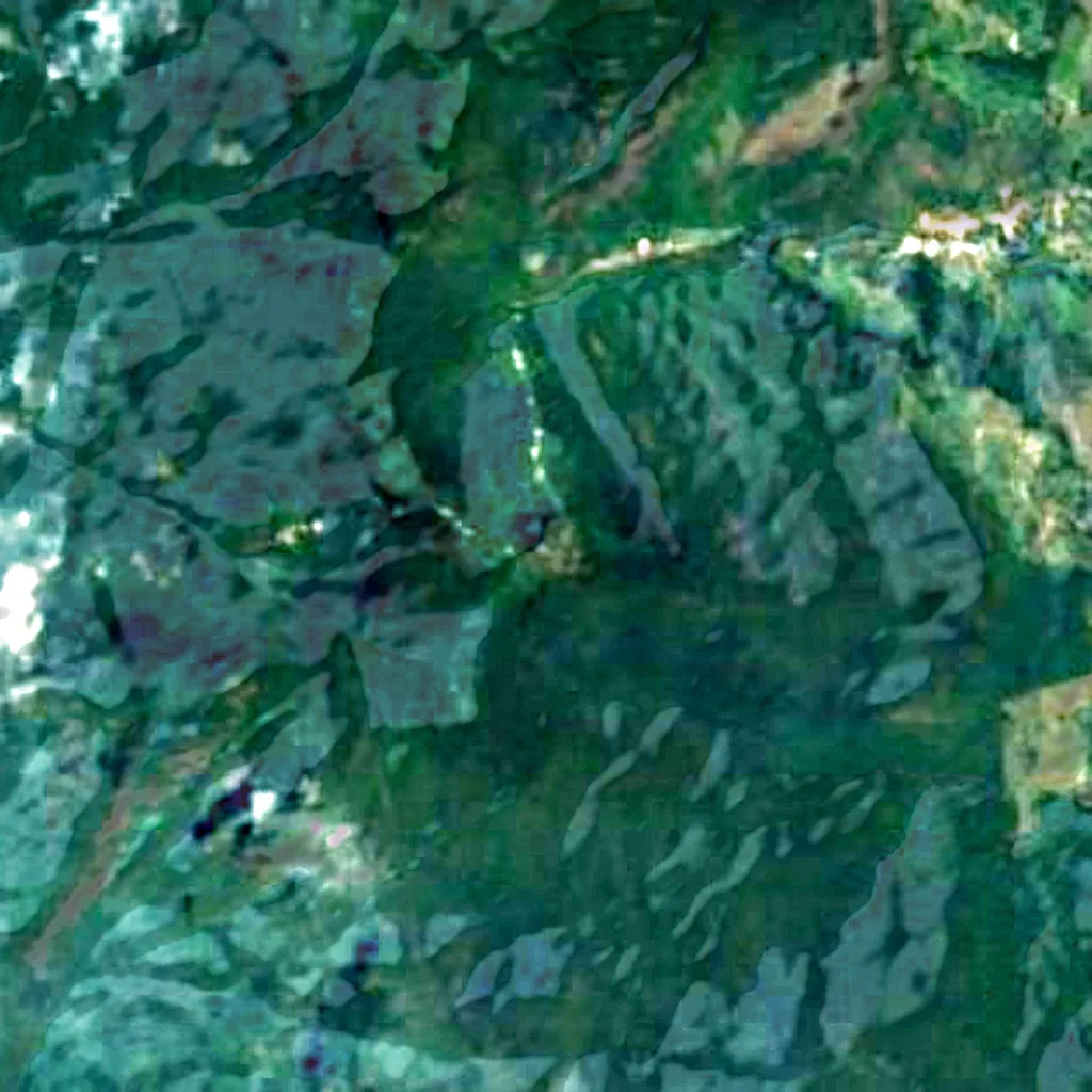 Adam's Peak seen from above (Sentinel-2)