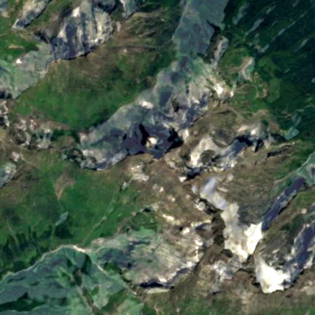 Agepsta seen from above (Sentinel-2)