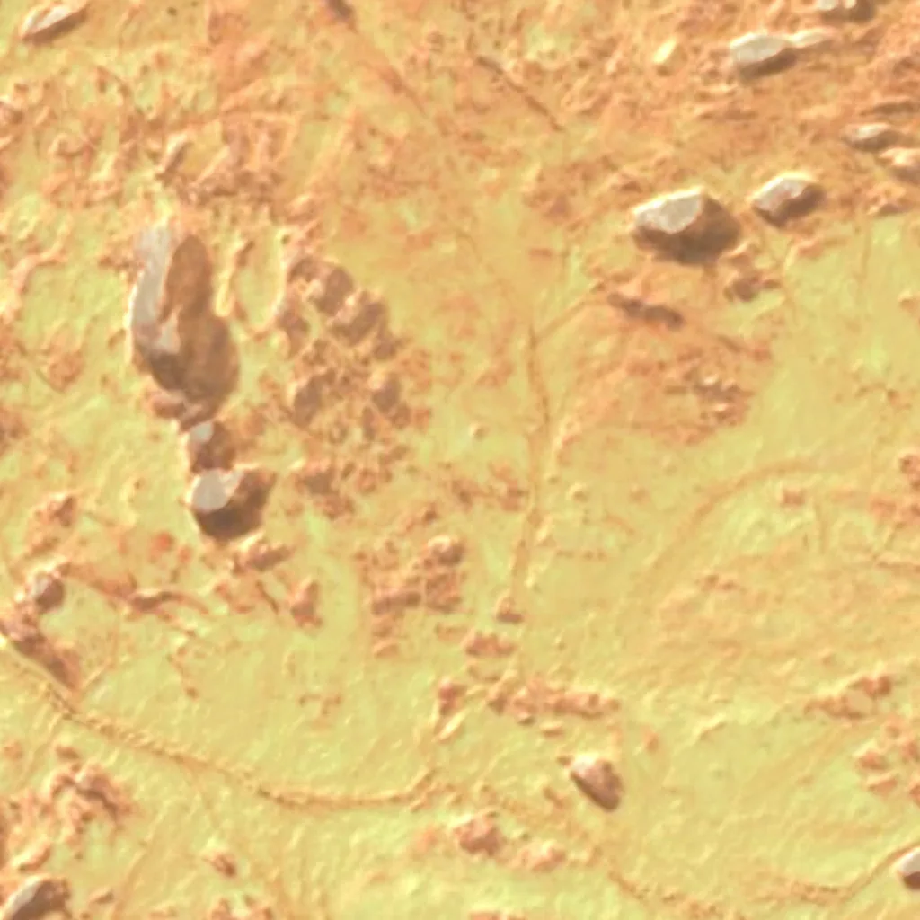 Aïr Mountains seen from above (Sentinel-2)