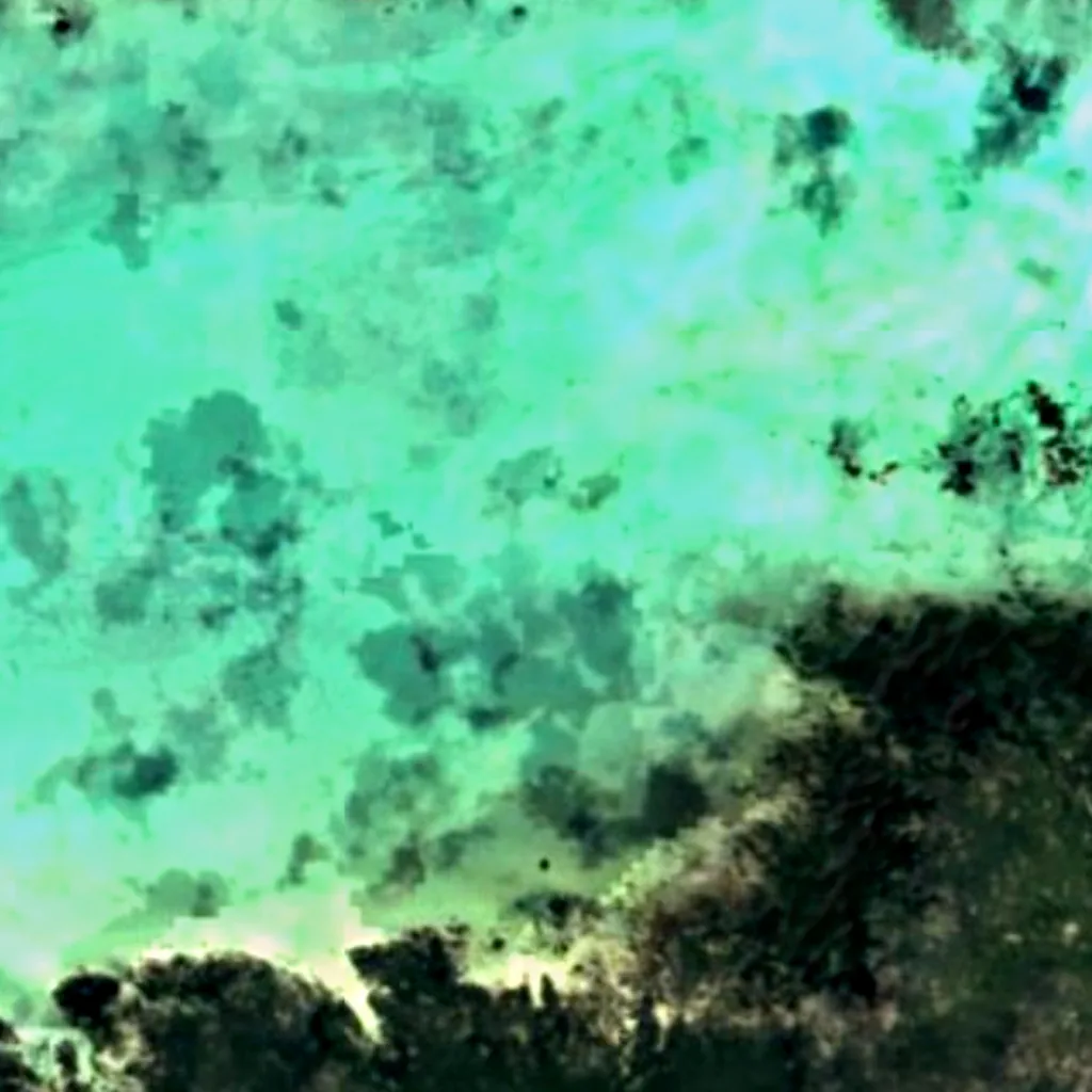 Aldabra seen from above (Sentinel-2)