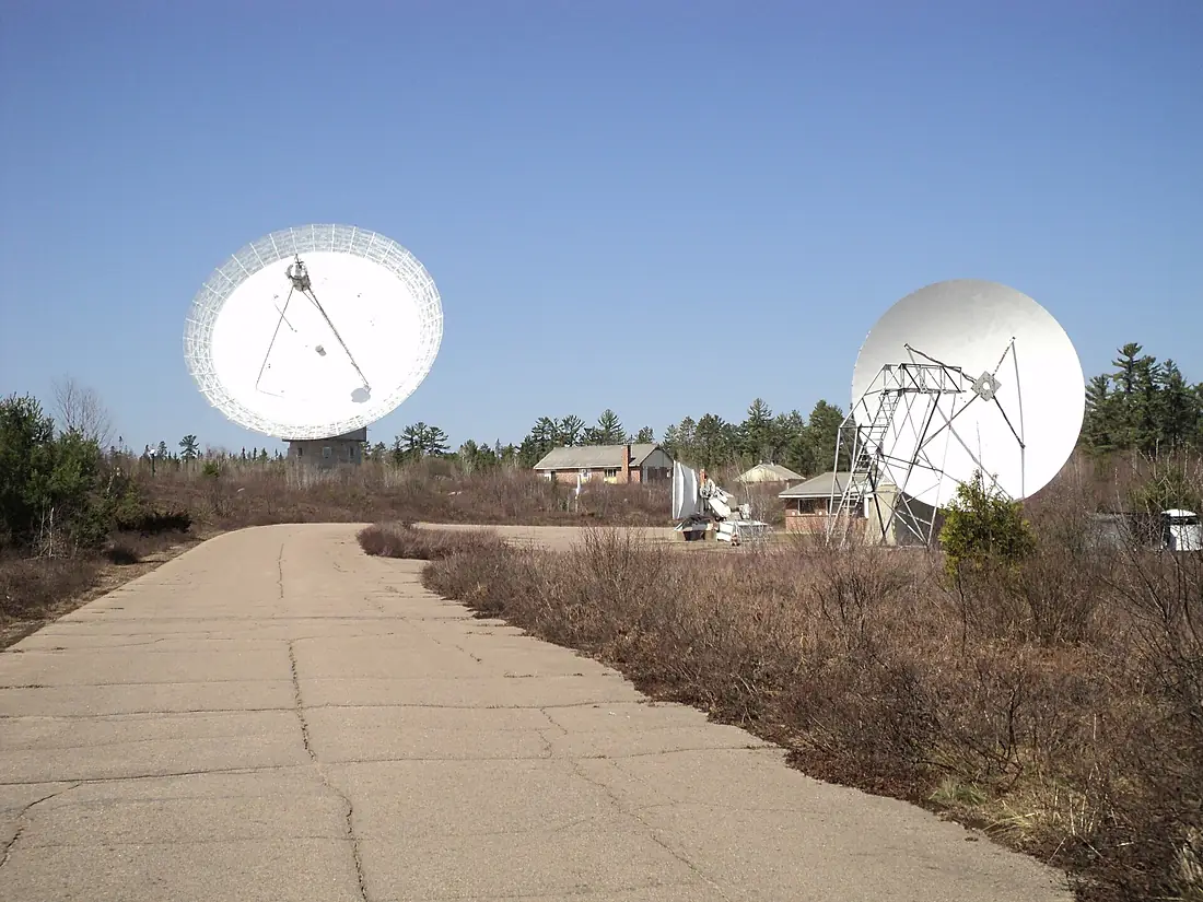 Algonquin Radio Observatory telescope site entrance