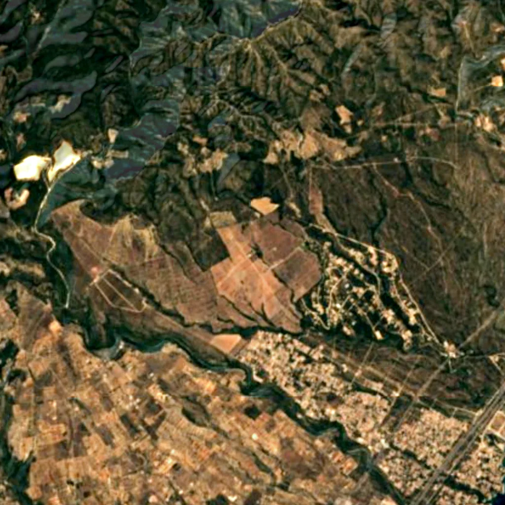 Ametlla de Mar Observatory seen from above (Sentinel-2)