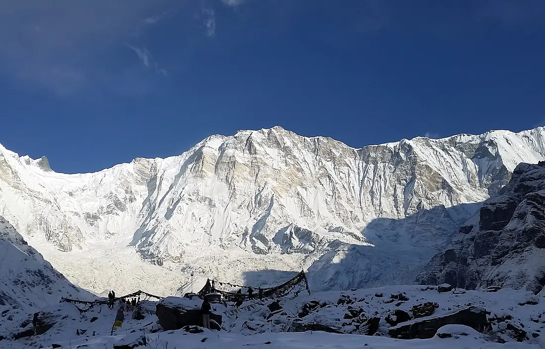 Annapurna I during sunrise