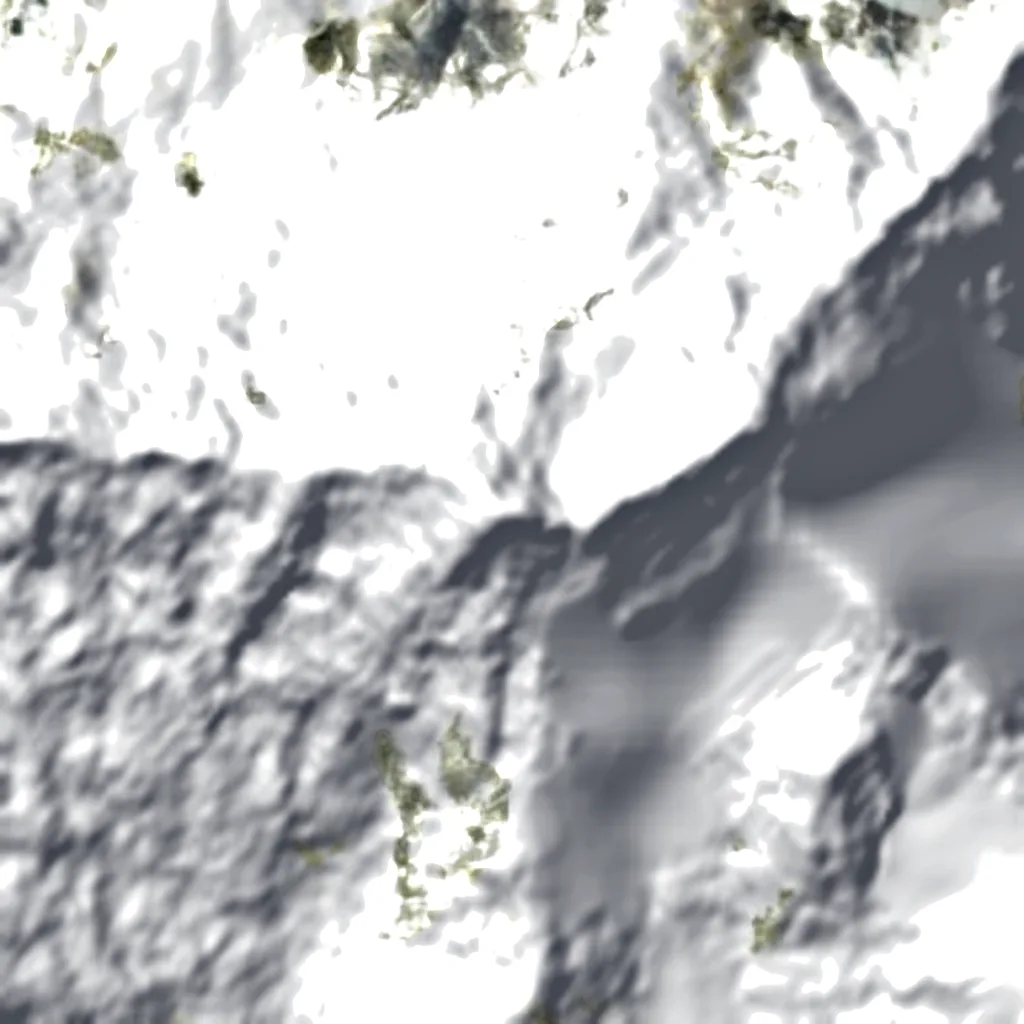 Annapurna II seen from above (Sentinel-2)