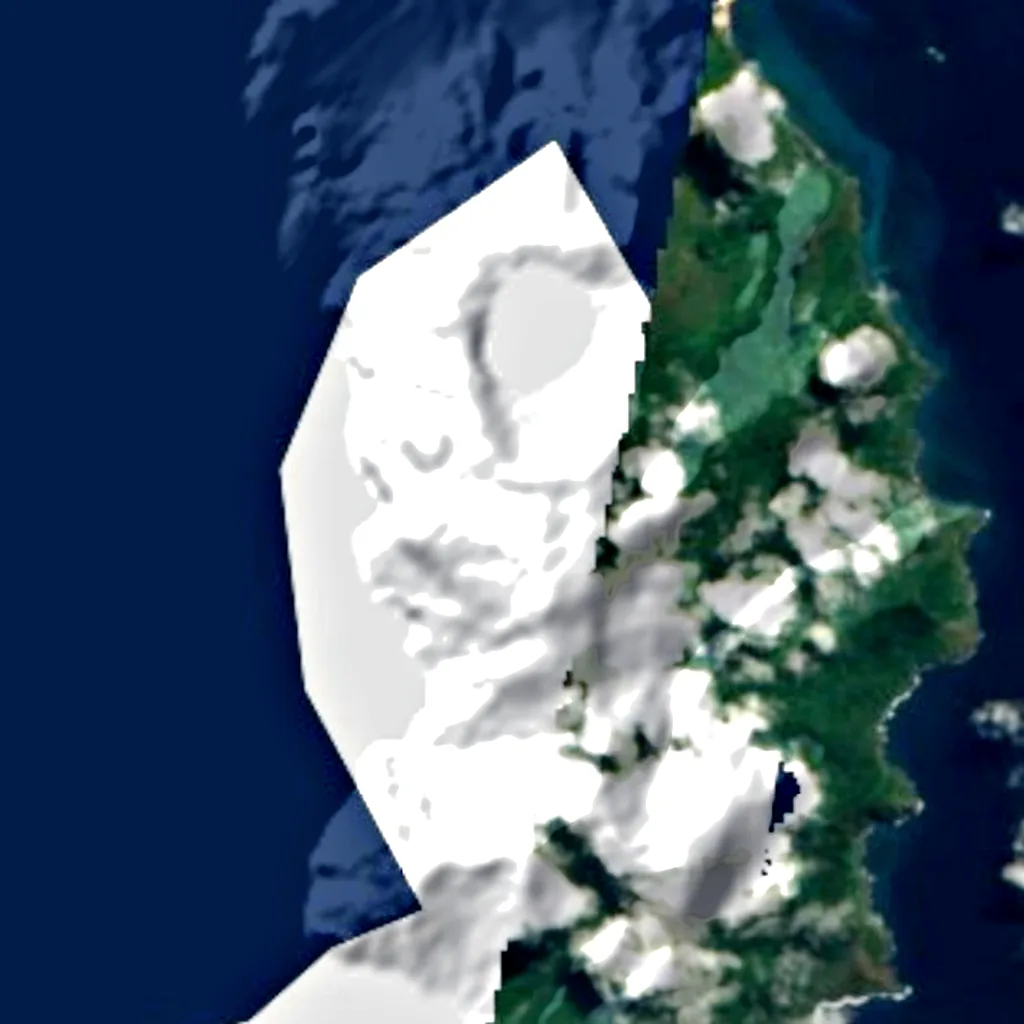 Annobón Island seen from above (Sentinel-2)