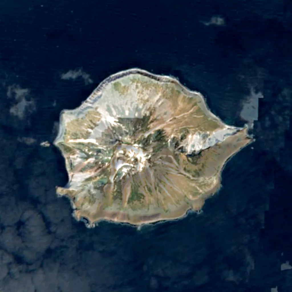 Antsiferov Island seen from above (Sentinel-2)