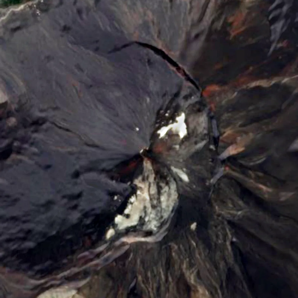 Antuco seen from above (Sentinel-2)
