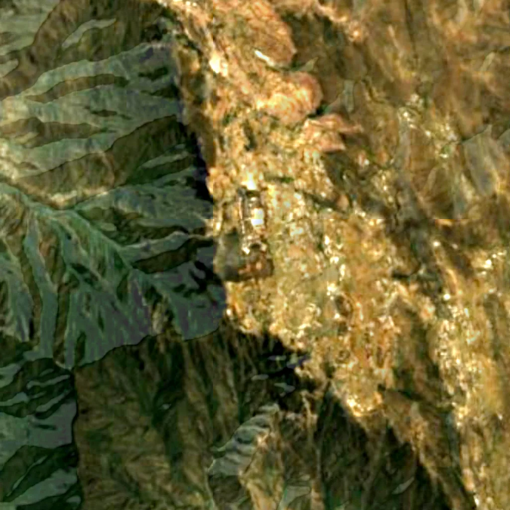Arabian Desert seen from above (Sentinel-2)