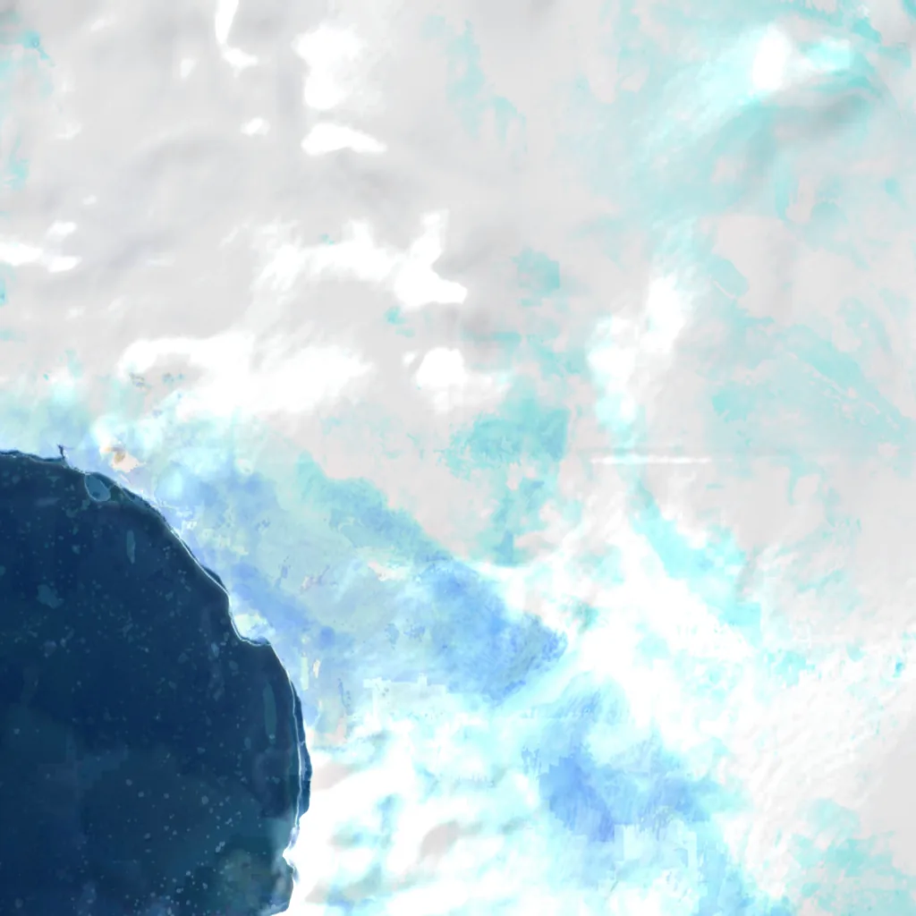 Arctic desert seen from above (Sentinel-2)