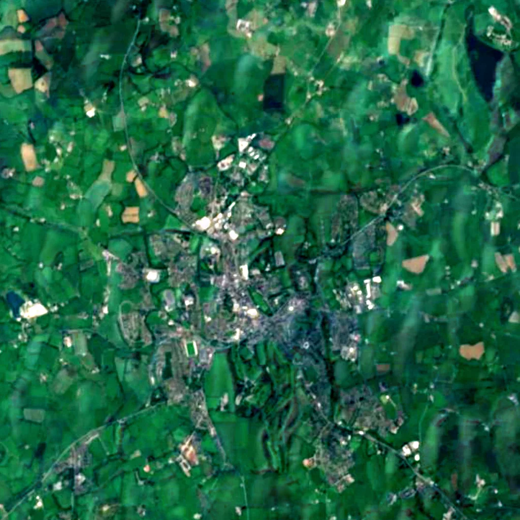 Armagh Observatory seen from above (Sentinel-2)
