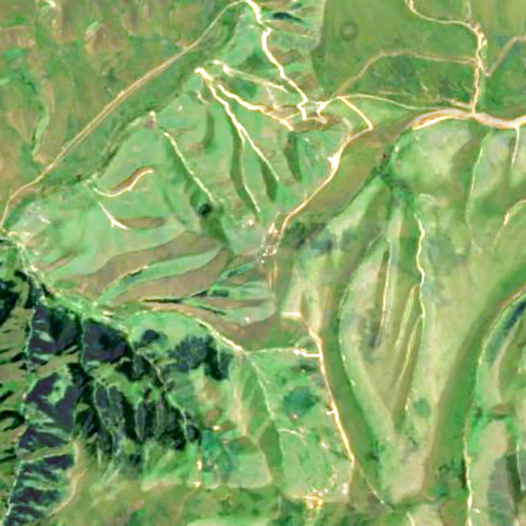 Assy-Turgen Observatory seen from above (Sentinel-2)