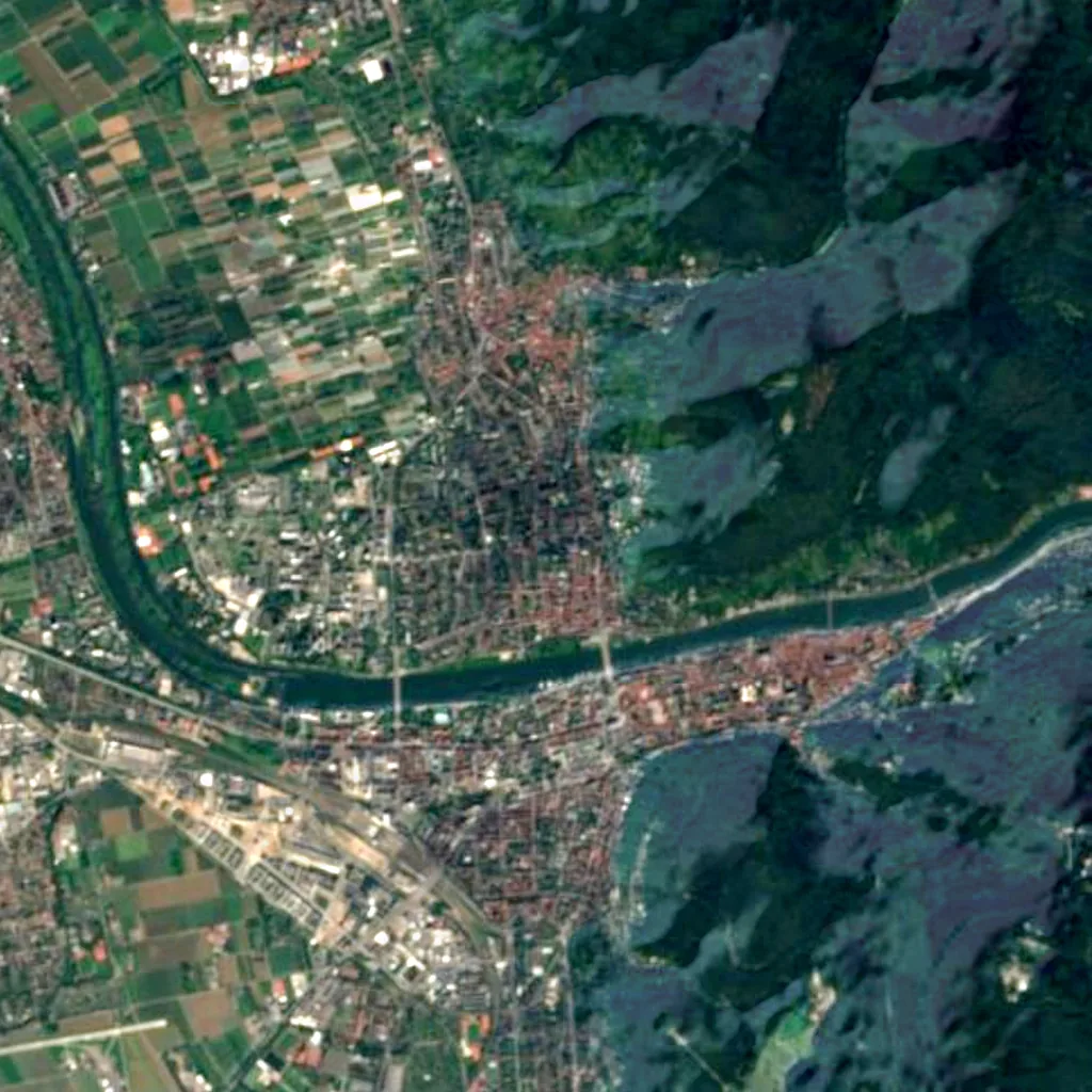 Astronomical Calculation Institute seen from above (Sentinel-2)