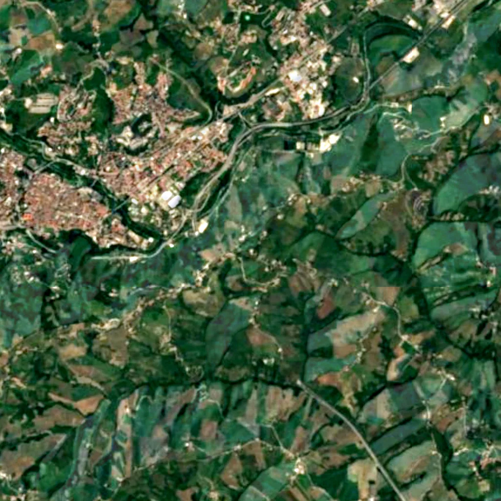 Astronomical Observatory of Abruzzo seen from above (Sentinel-2)
