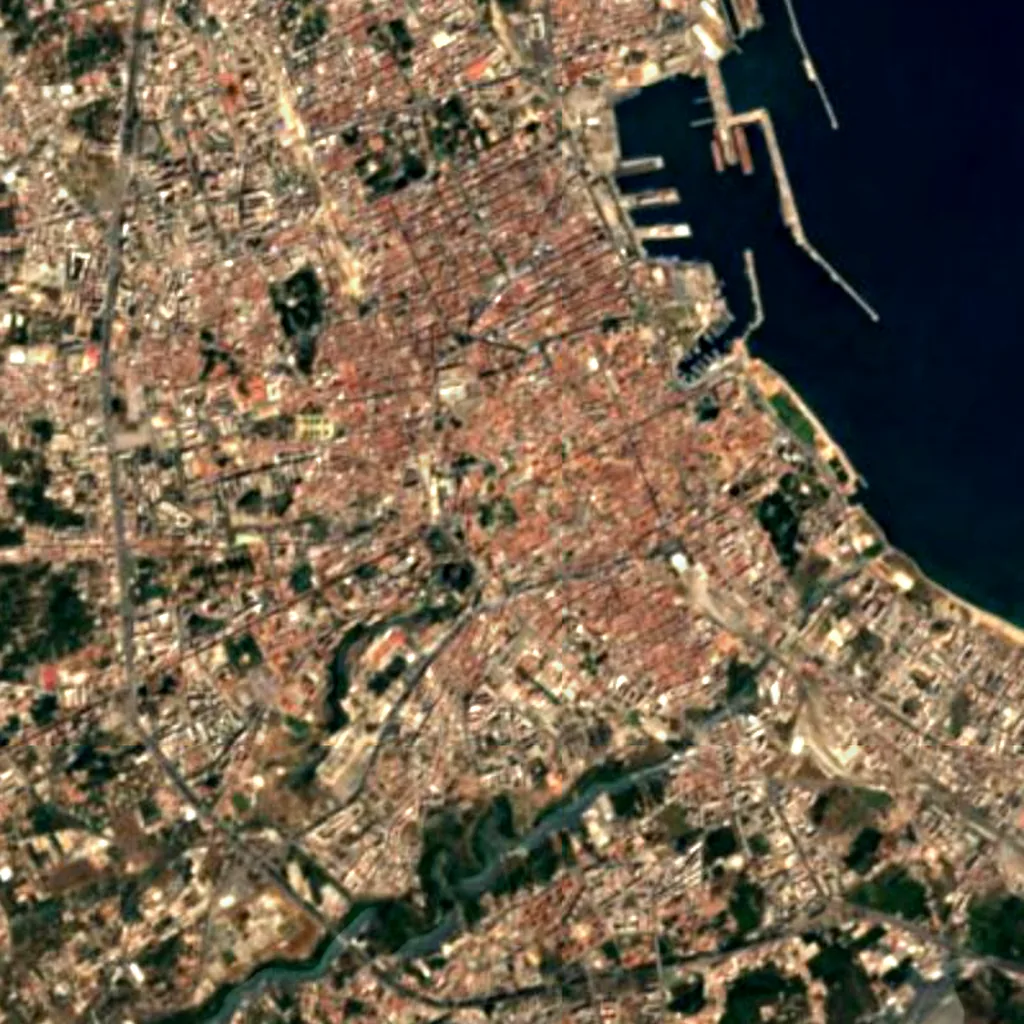 Astronomical observatory of Palermo seen from above (Sentinel-2)
