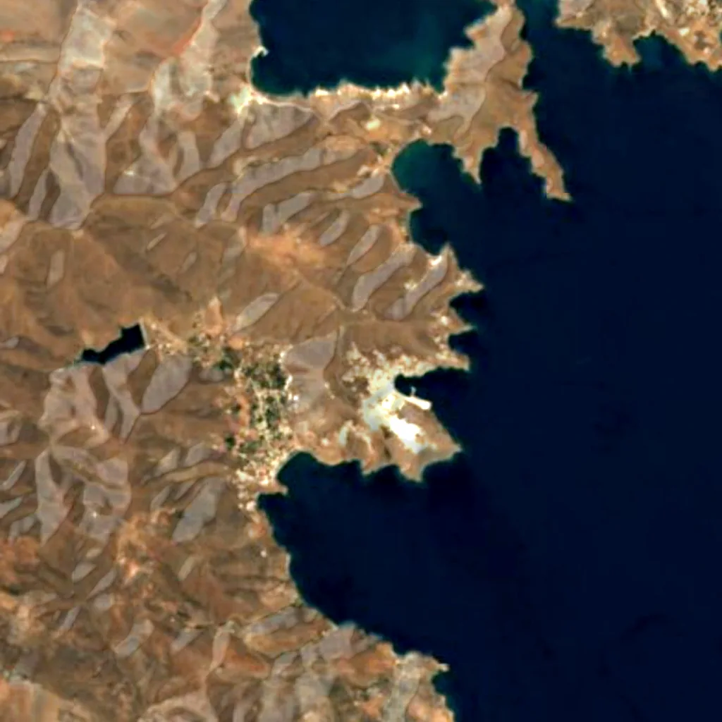 Astypalaia seen from above (Sentinel-2)