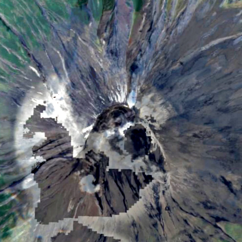 Atlasov Island seen from above (Sentinel-2)