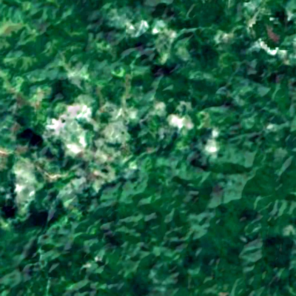 Babeldaob seen from above (Sentinel-2)