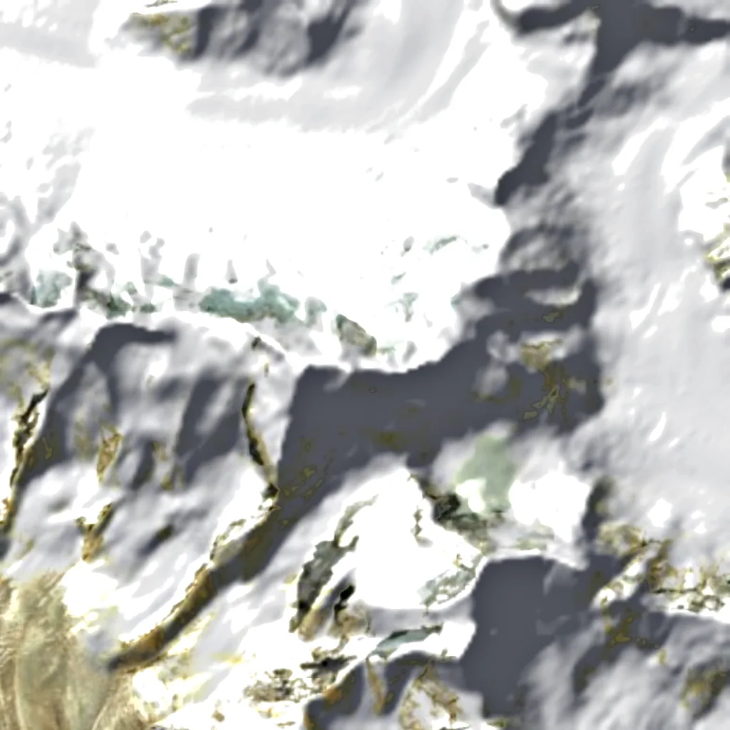 Baintha Brakk seen from above (Sentinel-2)