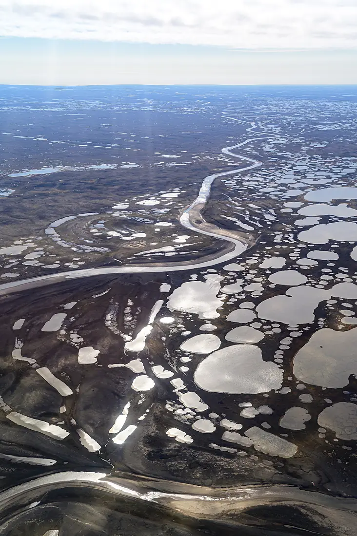 Thermokarst Landscape of Banks Island 09