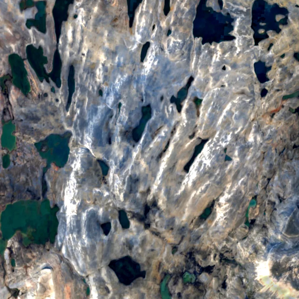 Bear Island seen from above (Sentinel-2)