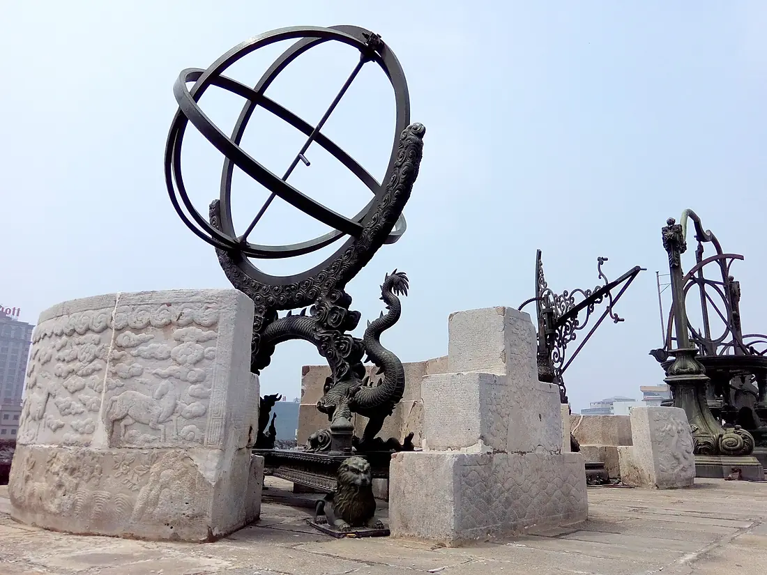 Armilla at Ancient Observatory in Beijing, China - panoramio