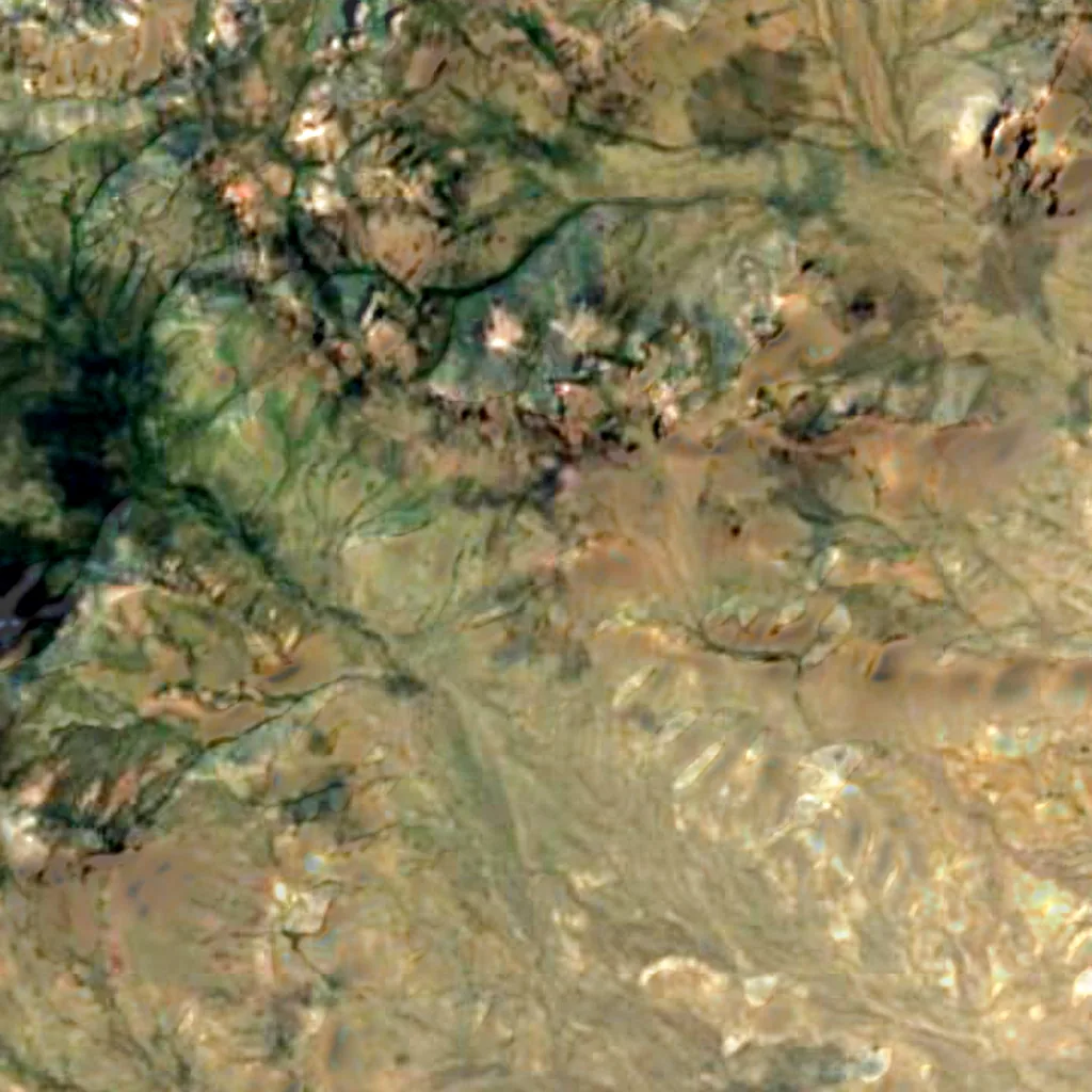 Big Bend National Park seen from above (Sentinel-2)