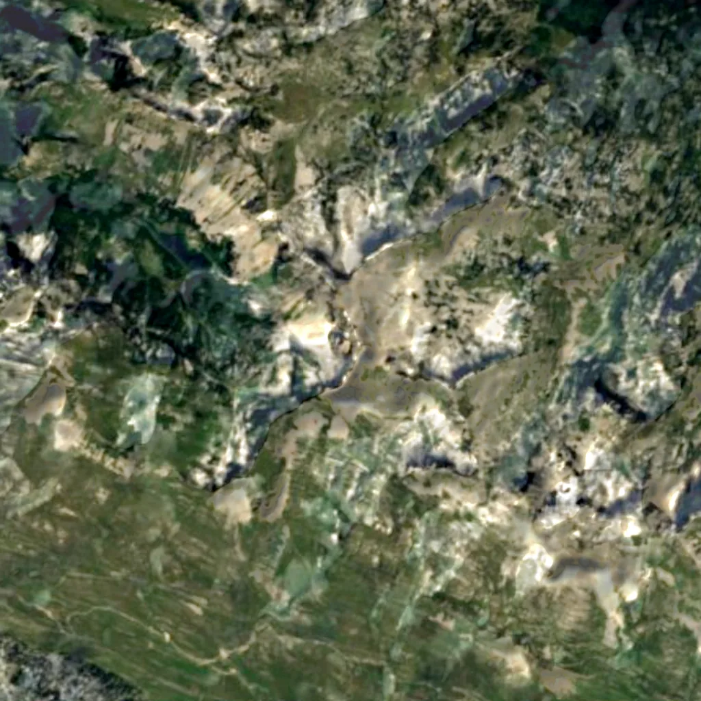 Bobotov Kuk seen from above (Sentinel-2)