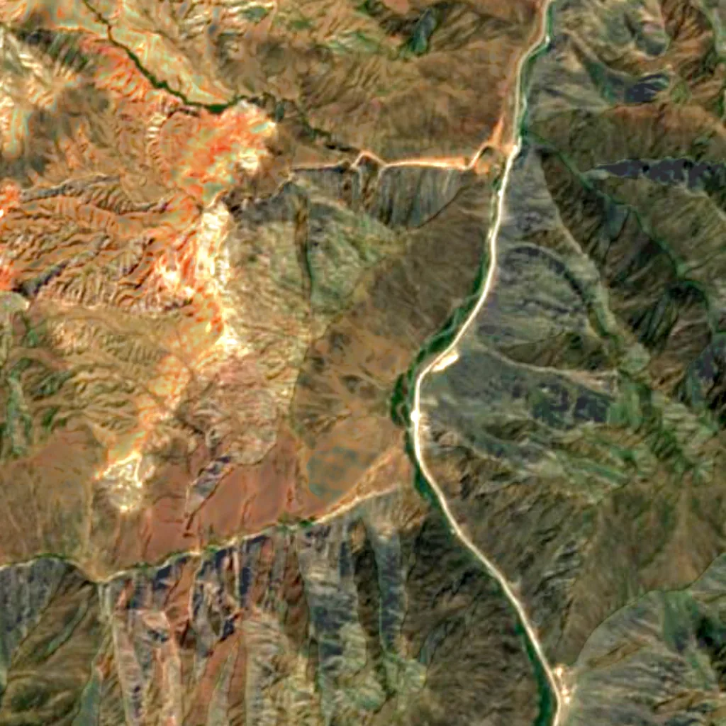 Boom Gorge seen from above (Sentinel-2)
