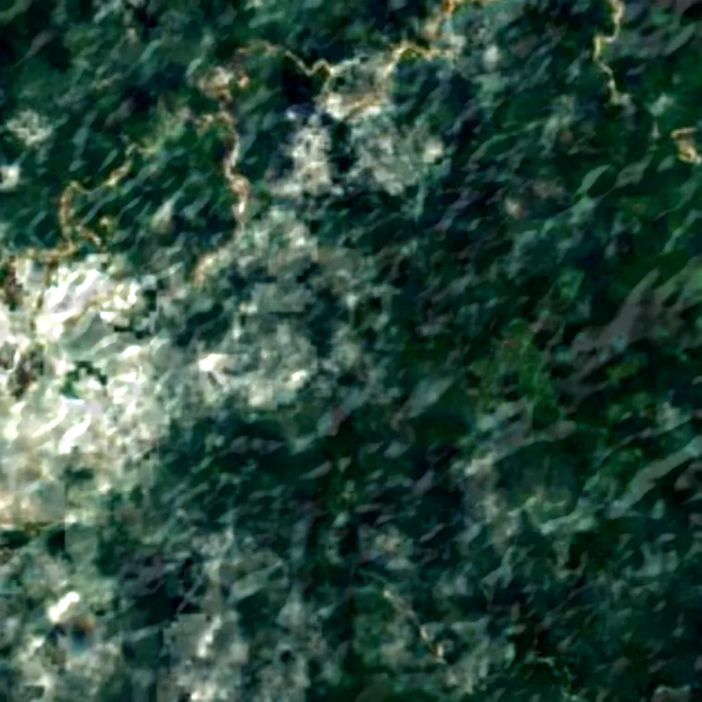 Borneo seen from above (Sentinel-2)