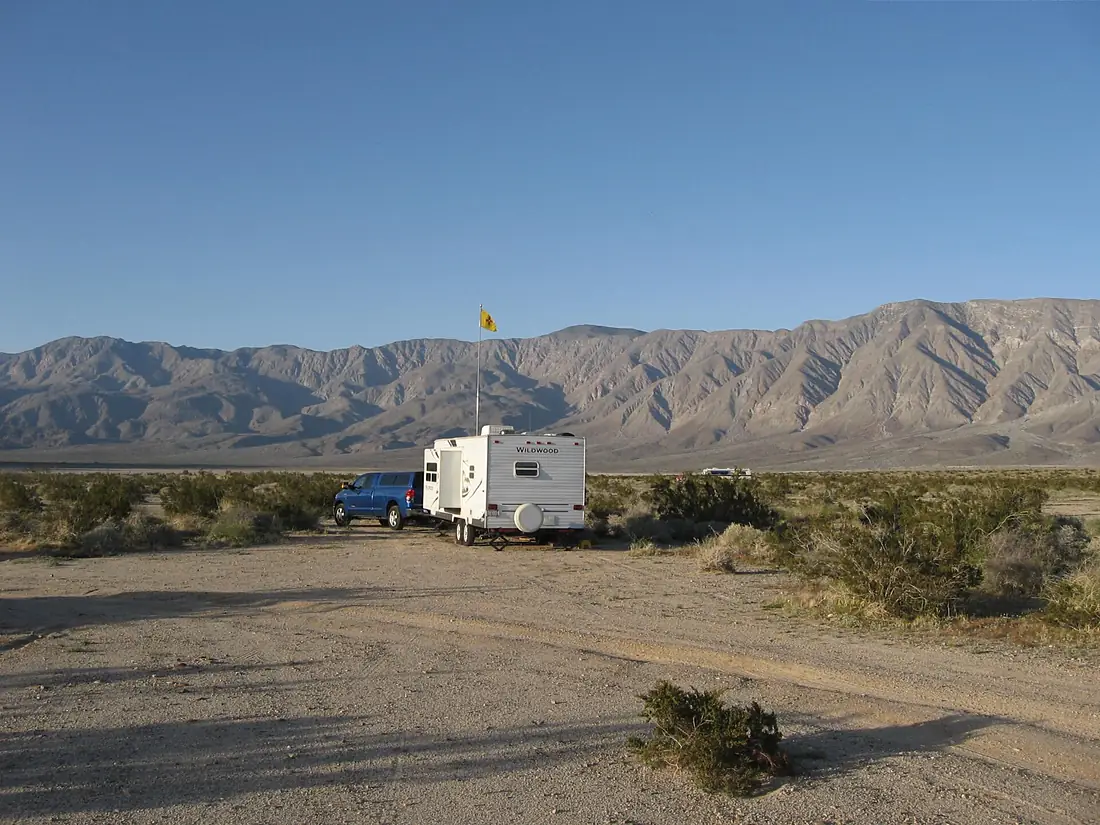 CAMPSITE JUST OFF ROCKHOUSE TRUCK TRAIL - BORREGO SPRINGS, CA - March 2011 - panoramio