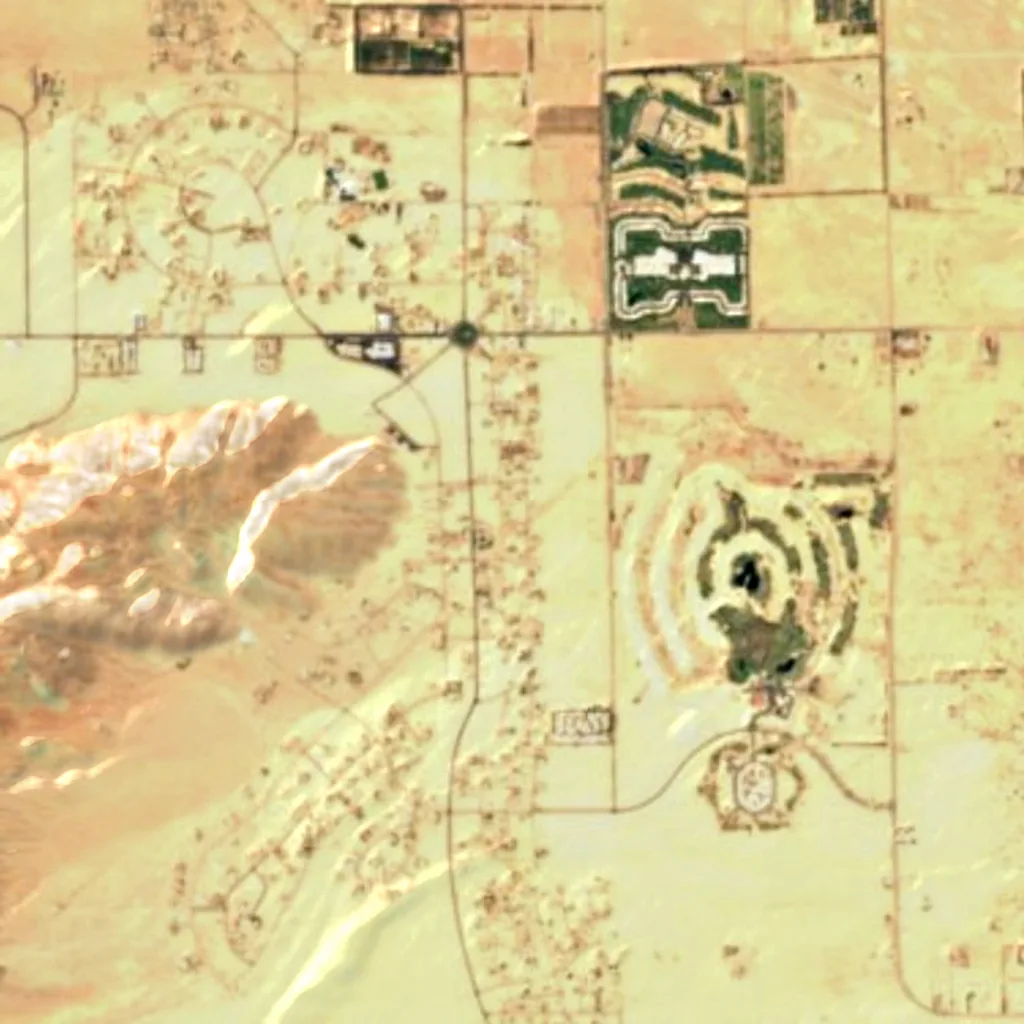 Borrego Springs seen from above (Sentinel-2)