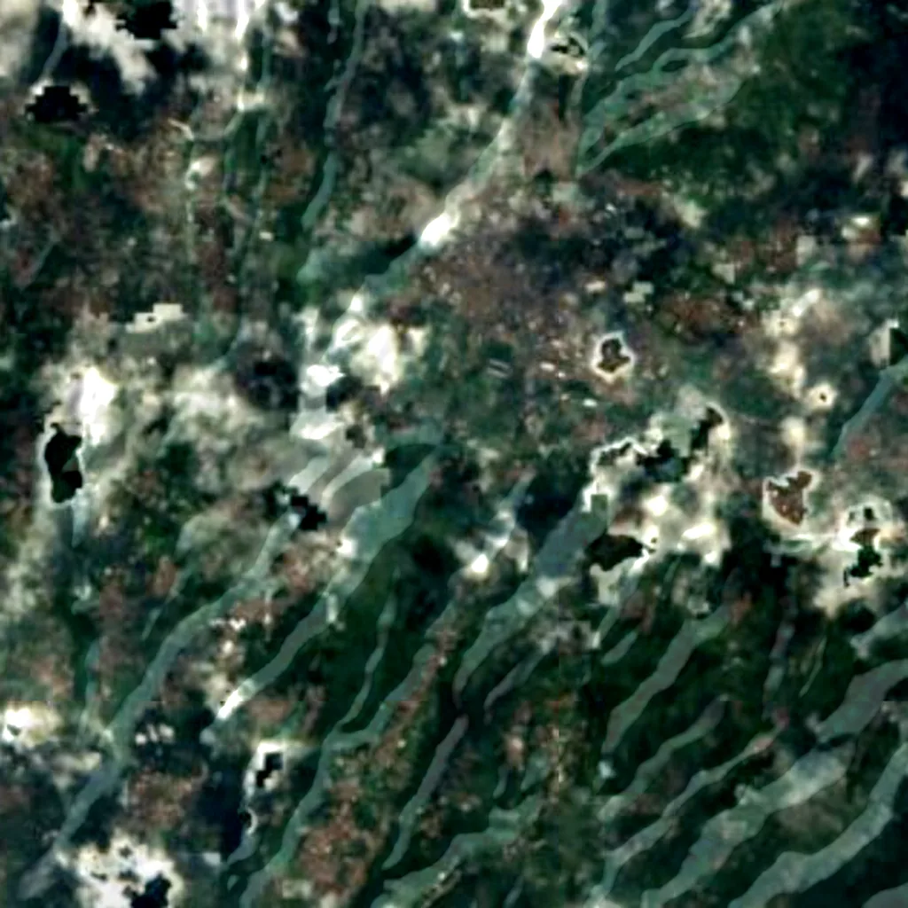 Bosscha Observatory seen from above (Sentinel-2)