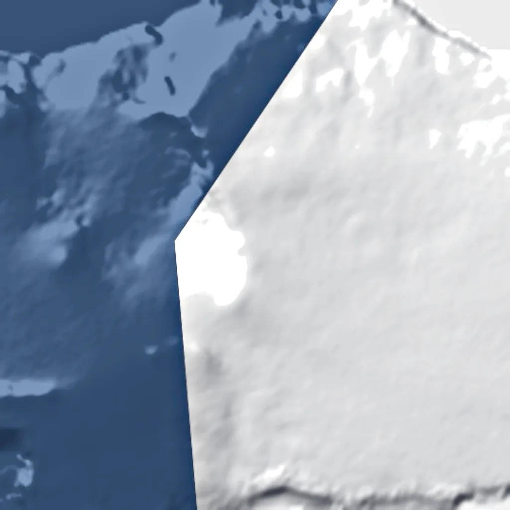 Bouvet Island seen from above (Sentinel-2)
