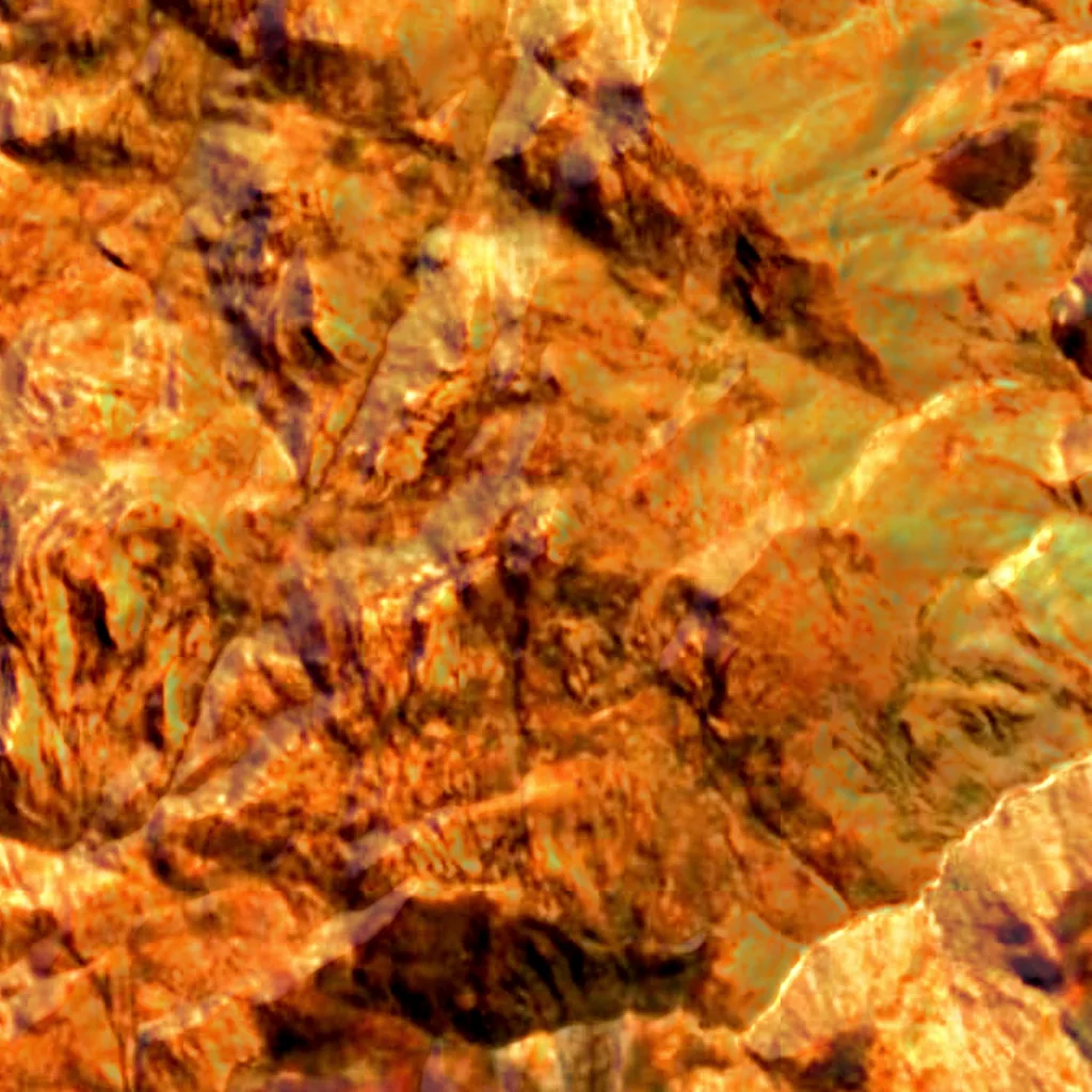 Brandberg seen from above (Sentinel-2)