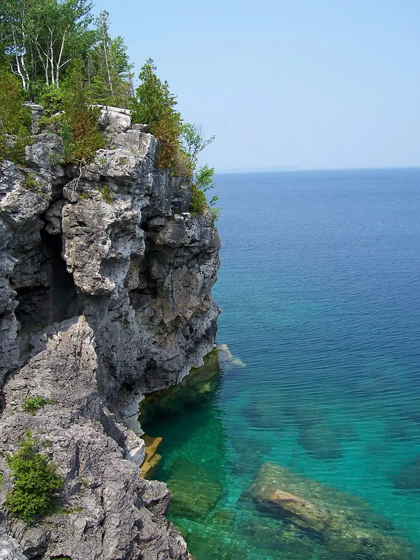 Bruce Peninsula - Bruce Trail - Cliff - 2005