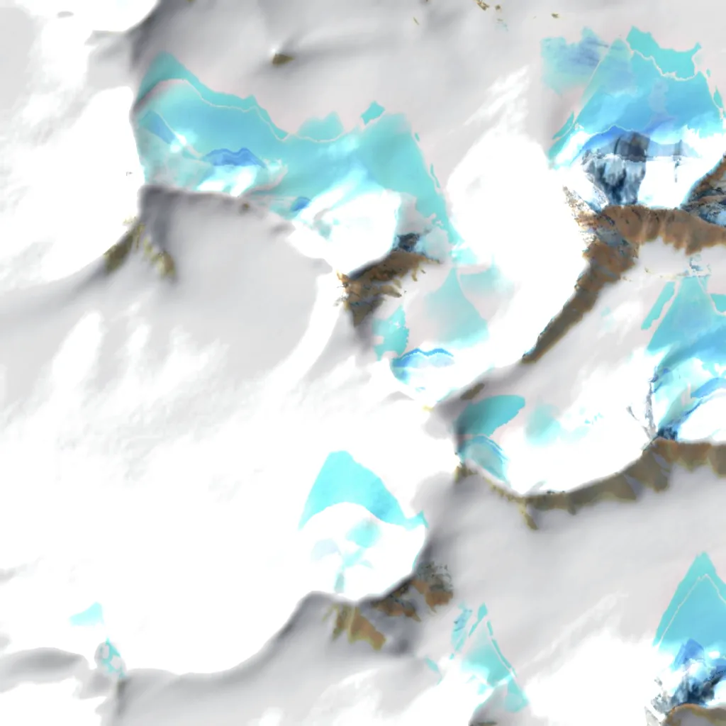 Bylot Island seen from above (Sentinel-2)