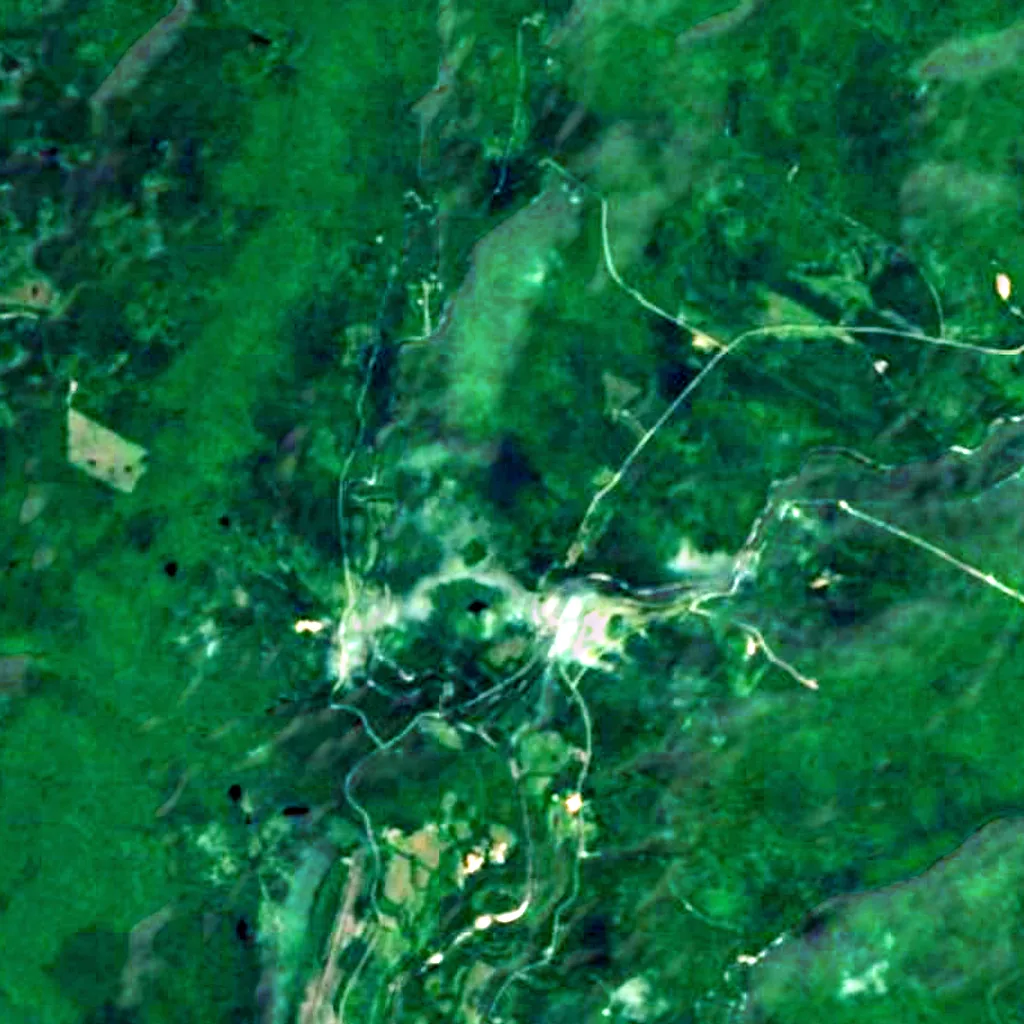 Cape Breton Island seen from above (Sentinel-2)