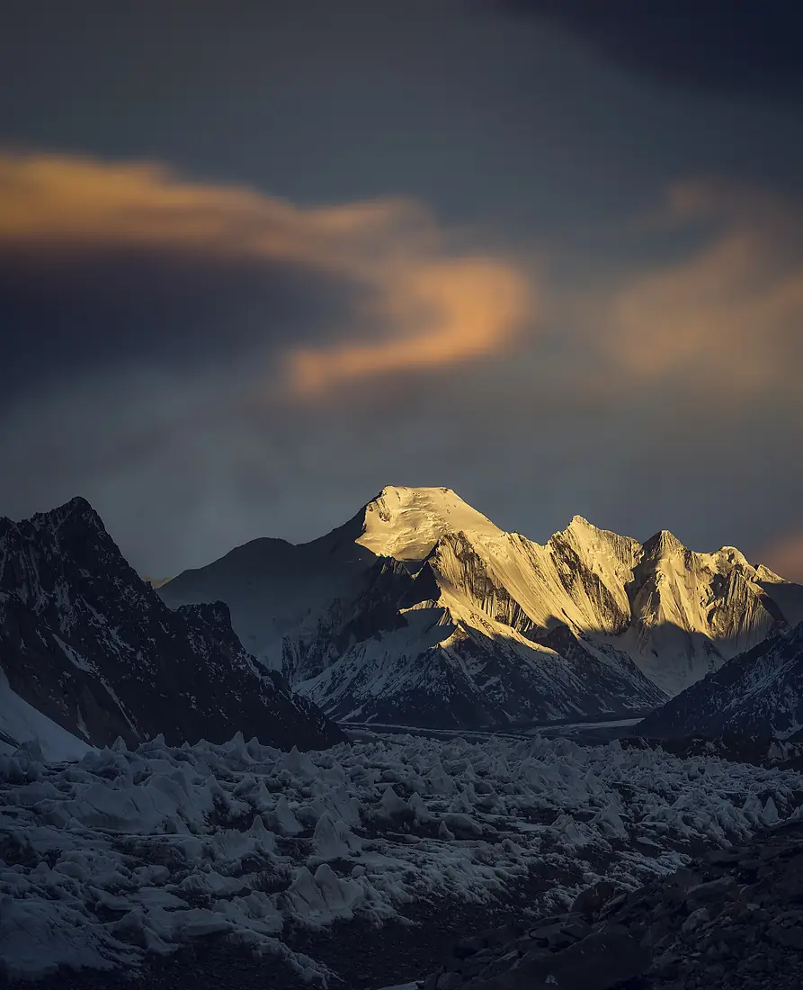 The magnificent Chogolisa karakoram of pakistan Elevation 7665 m