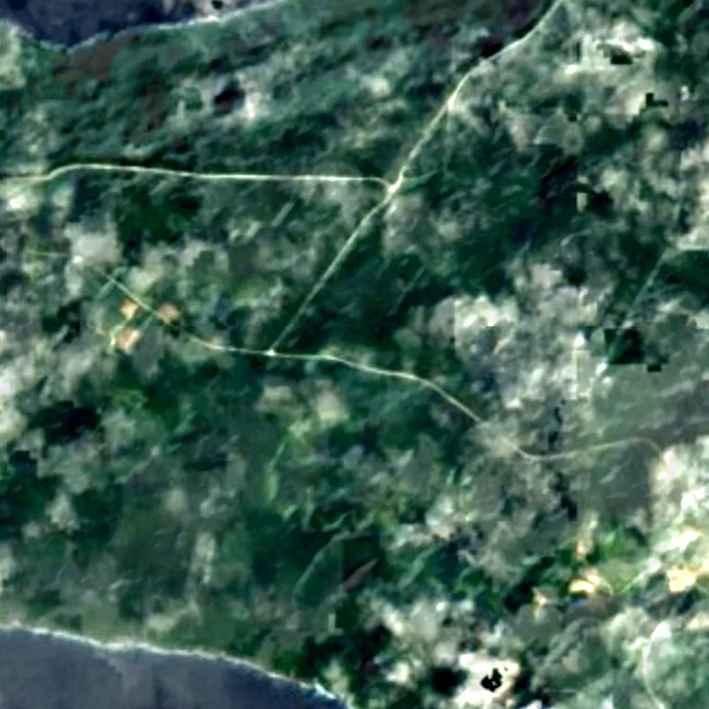 Christmas Island seen from above (Sentinel-2)
