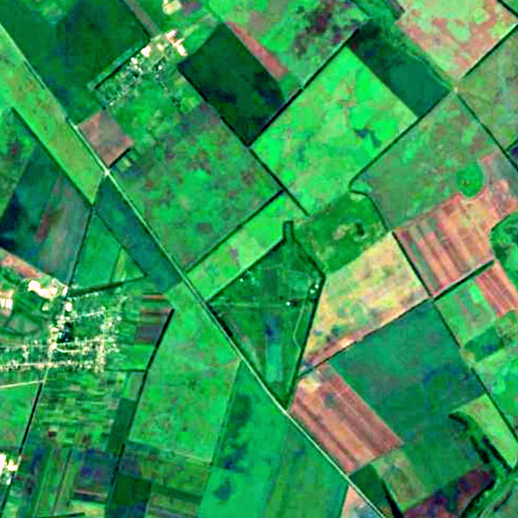 Chuguevskaya Station Observatory seen from above (Sentinel-2)