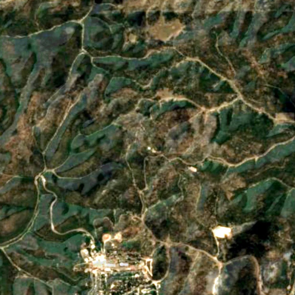 Cloudcroft Observatory seen from above (Sentinel-2)