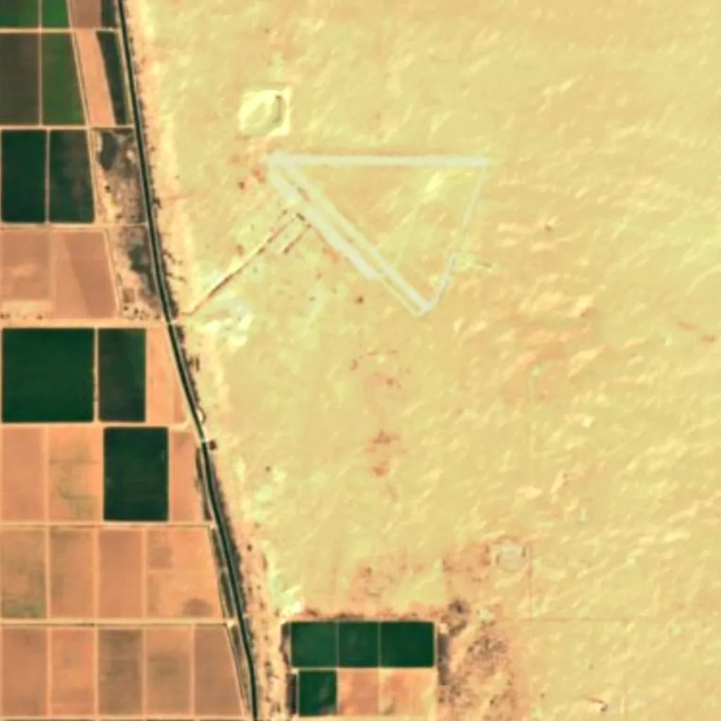 Colorado Desert seen from above (Sentinel-2)