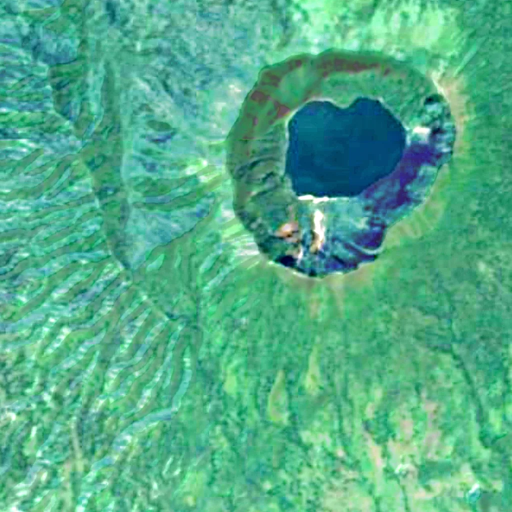 Cosigüina seen from above (Sentinel-2)