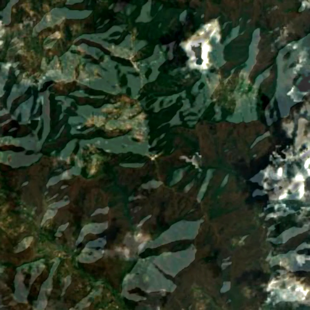 Devasthal Observatory seen from above (Sentinel-2)