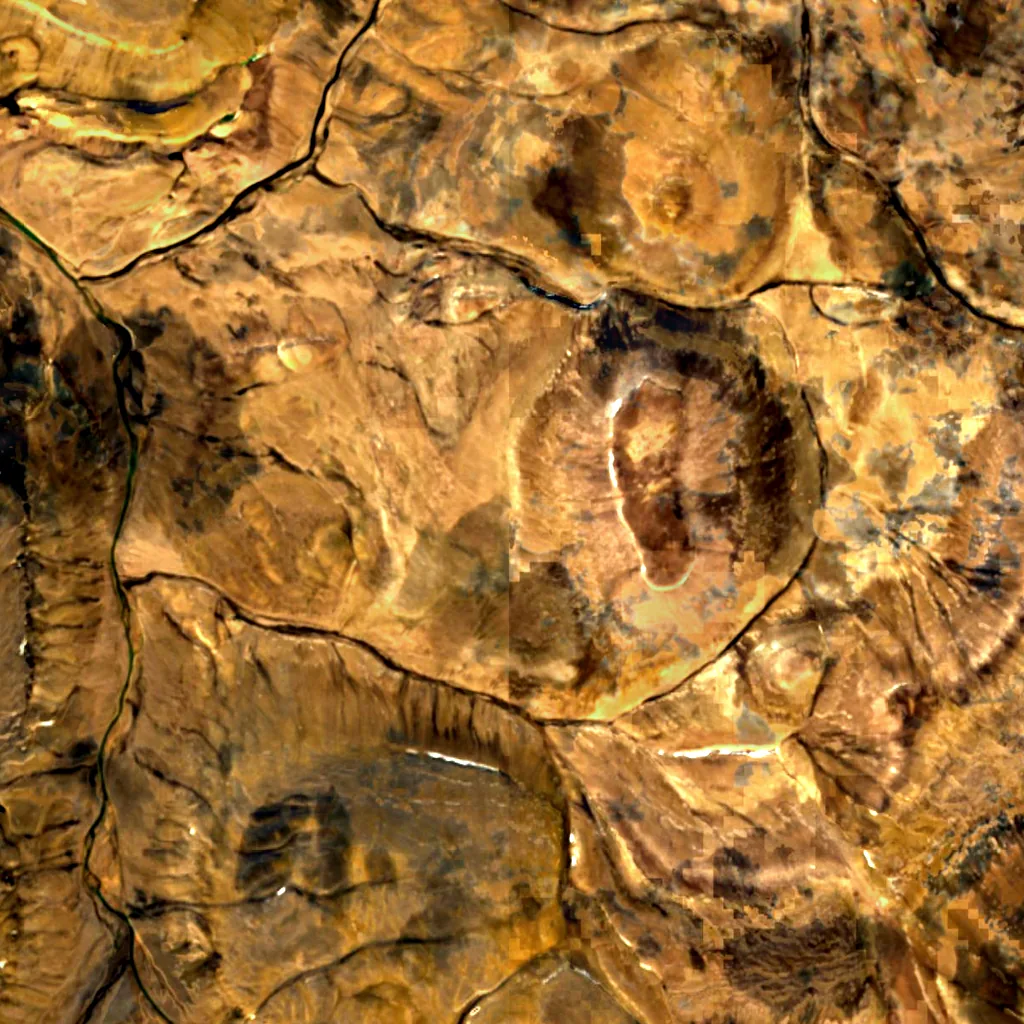 Devon Island seen from above (Sentinel-2)