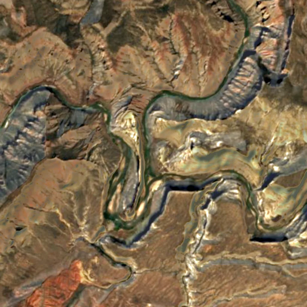 Dinosaur National Monument seen from above (Sentinel-2)