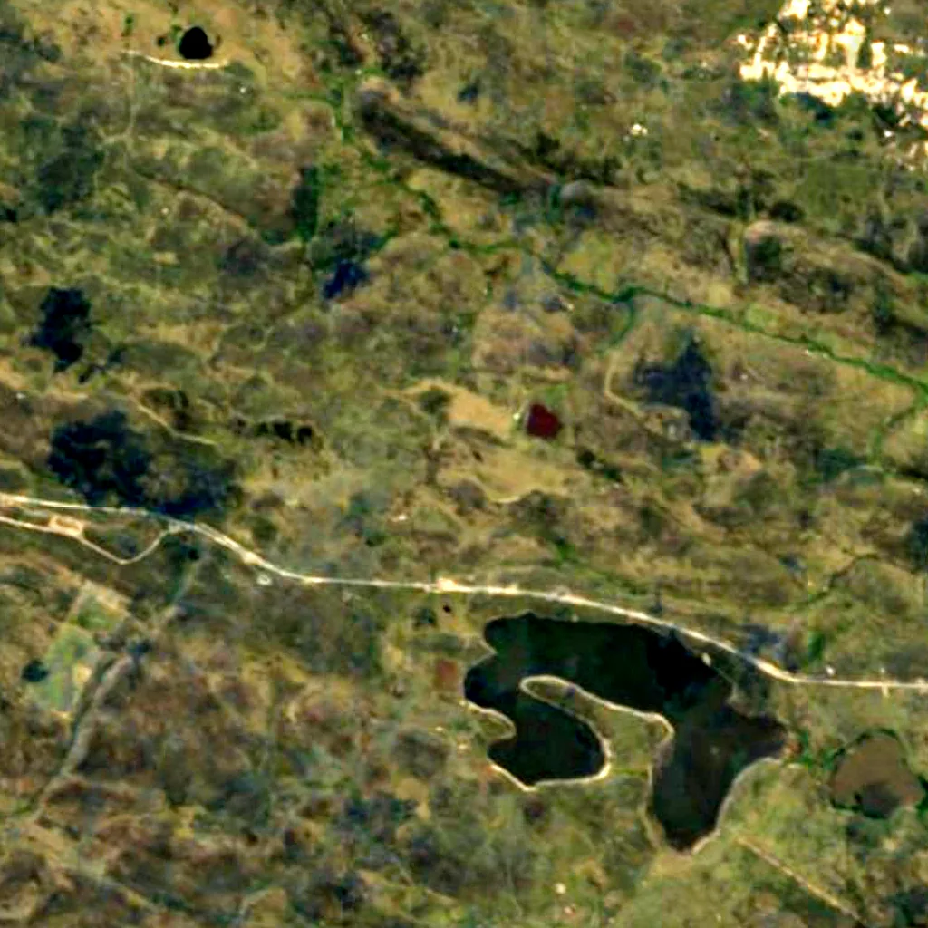 East Falkland seen from above (Sentinel-2)