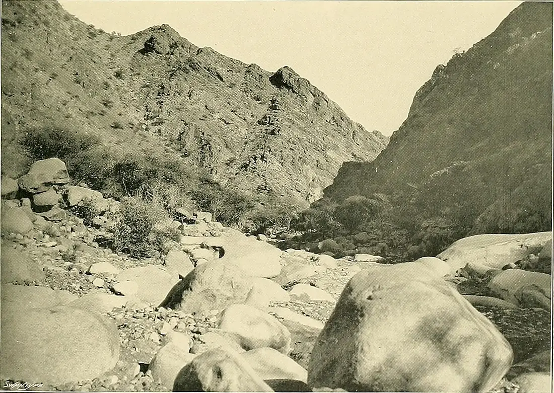 Wadi in the Eastern Desert, Egypt