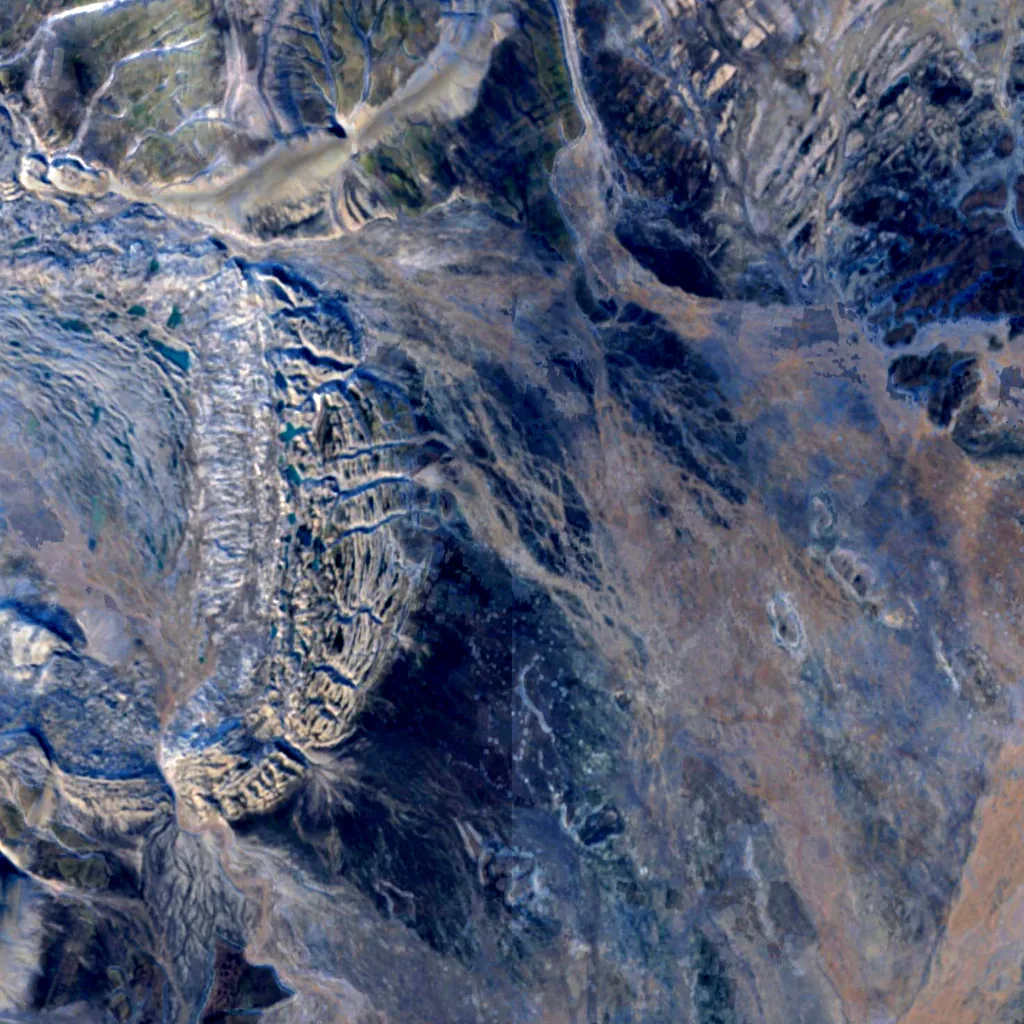 Edgeøya seen from above (Sentinel-2)